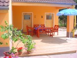 Sonnenterasse am Ferienhaus
